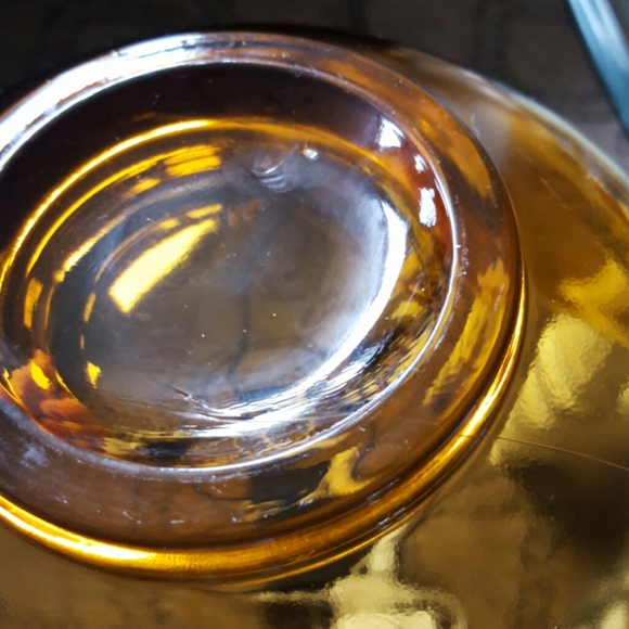 ANCHOR HOCKING? Accents Anchor Hocking Amber Glass Bowl Stand Poshmark